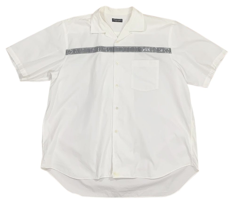 Vintage Comme Des Garcons White / 3M Button Down Shirt (Size Vintage Comme Des Garcons White / 3M Button Down Shirt (Size